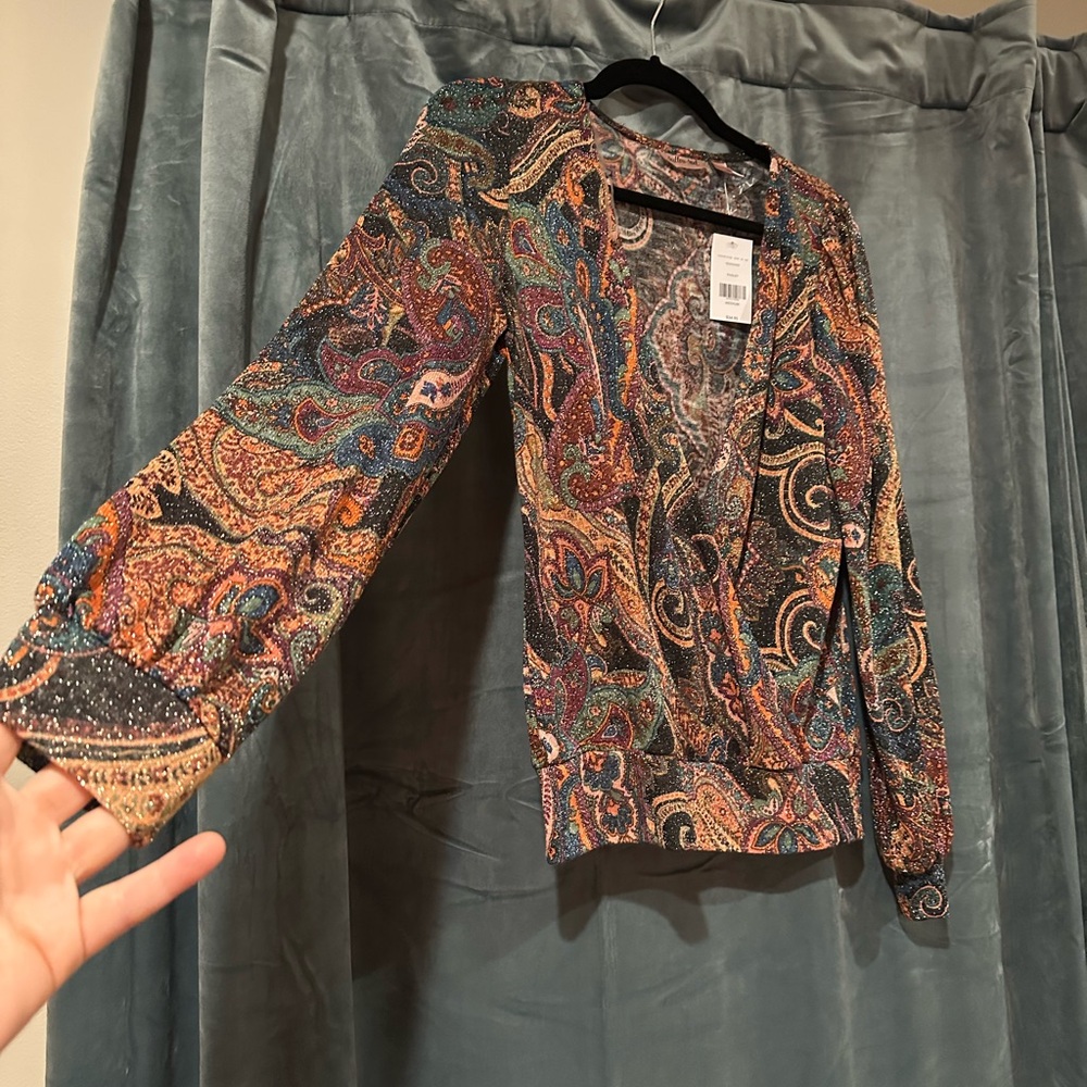 Paisley Print Women's blouse